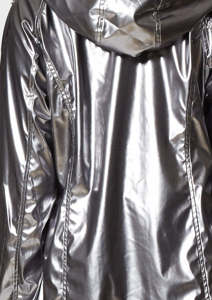 Blake silver colored raincoat for women Circle Of Trust official webshop