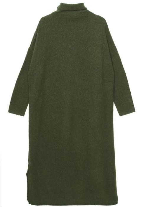 Maggie Knit Dress Grape Green Melange