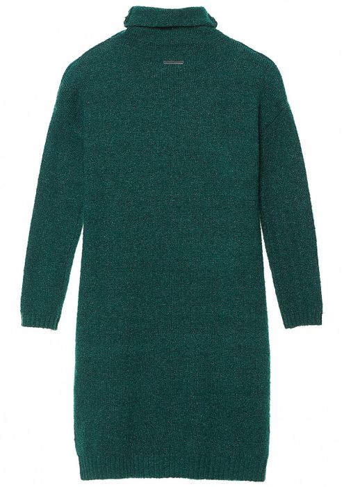 Girls Maggie Knit Dress Emerald Green