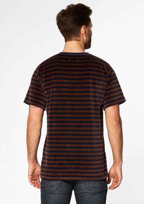 Lowe Striped Shirt Coffee