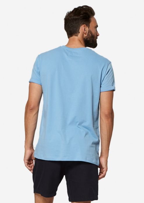 Jesse T-Shirt met Print Lichtblauw