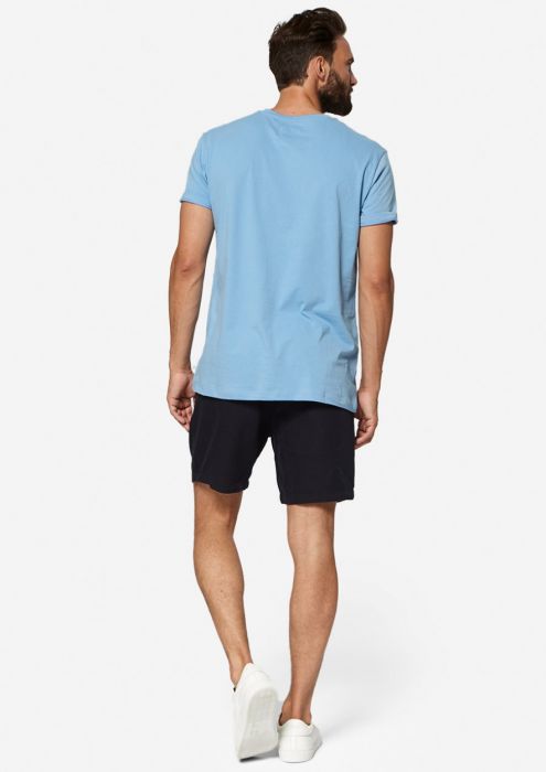 Jesse T-Shirt met Print Lichtblauw