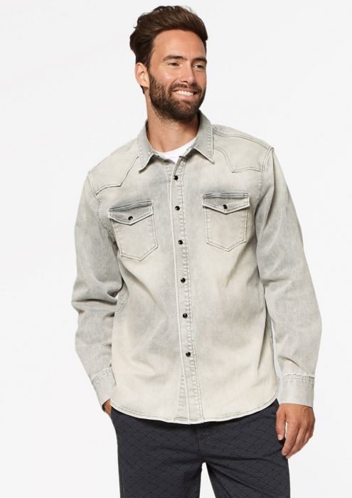 Daen Shirt Concrete grey