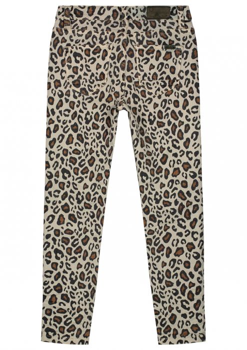 Girls Poppy Cropped Leopard - Skinny Fit