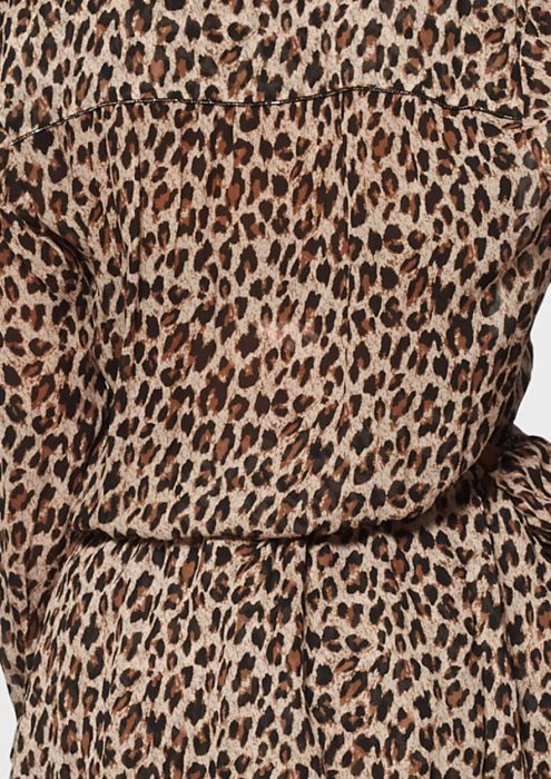 Gaby Longsleeve Dress Leopard