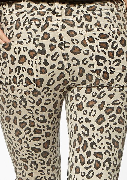 Poppy Cropped Leopard - Skinny Fit