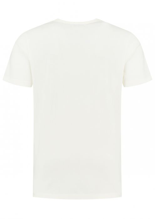 Pelle Basic T-Shirt Gebroken Wit