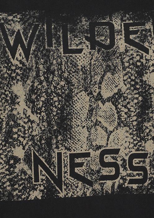 Suri T-Shirt met Wilderness print Zwart