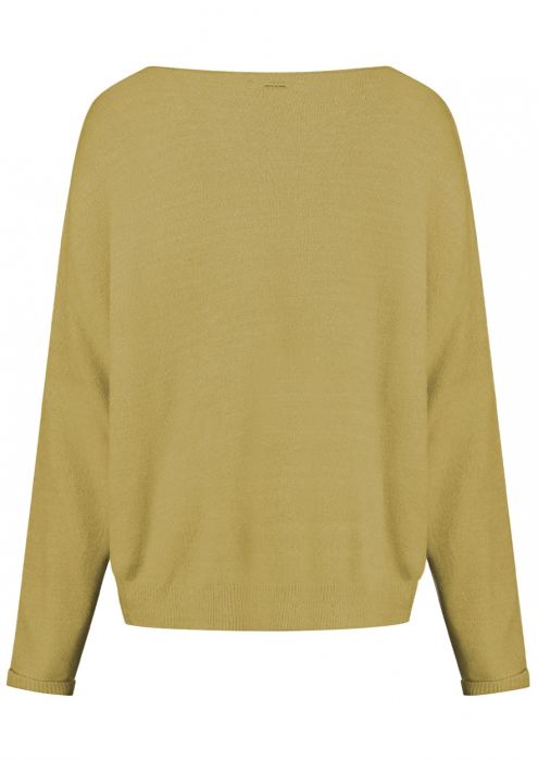 Zane Loose Fit Sweater Geel-Groen