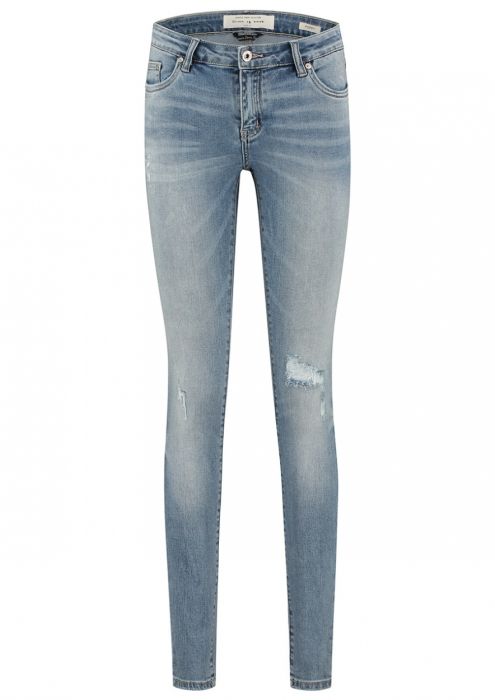 Poppy Blue Weather - Mid Rise Skinny Fit