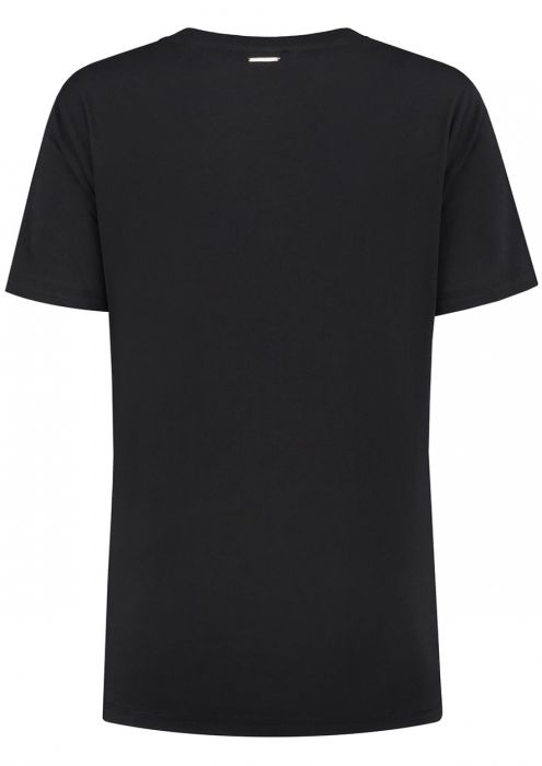 Harper T-Shirt met Print Zwart