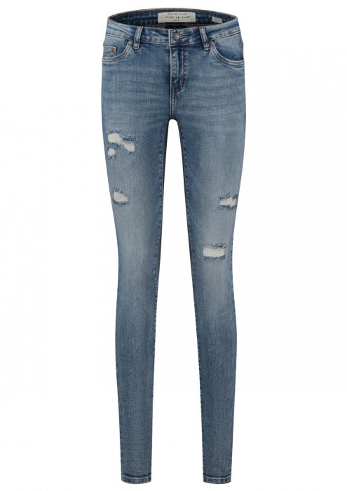 Poppy Worn Out Blue - Mid Rise Skinny Fit