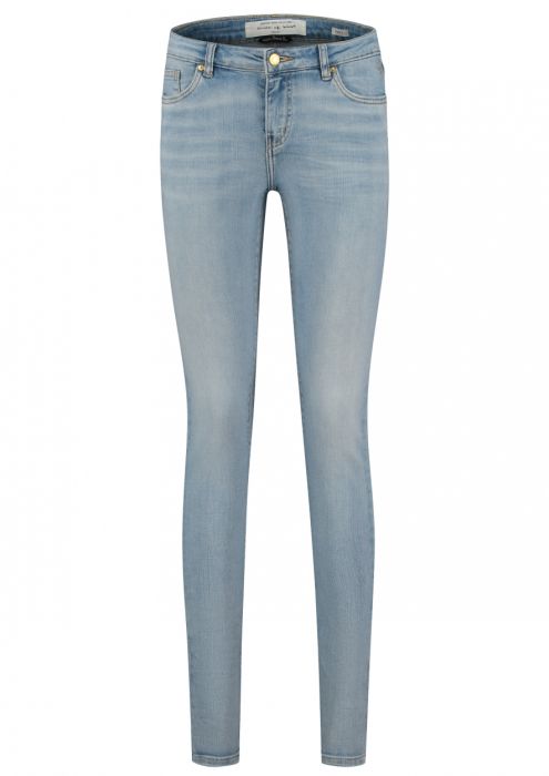 Poppy Washed Out Blue - Mid Rise Skinny Fit