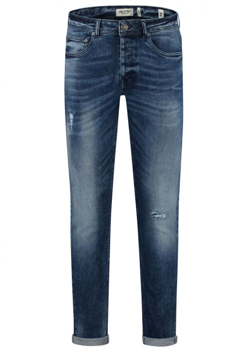Jagger Abstract Blue - Mid Rise Slim-Fit