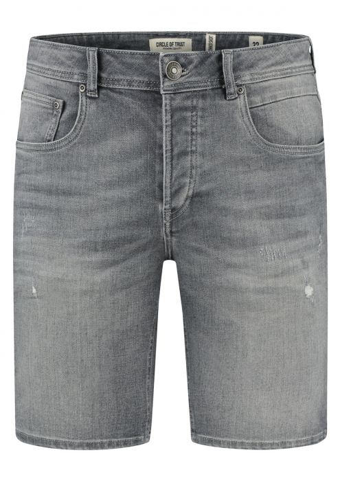 Connor Denim Short Solid Grey