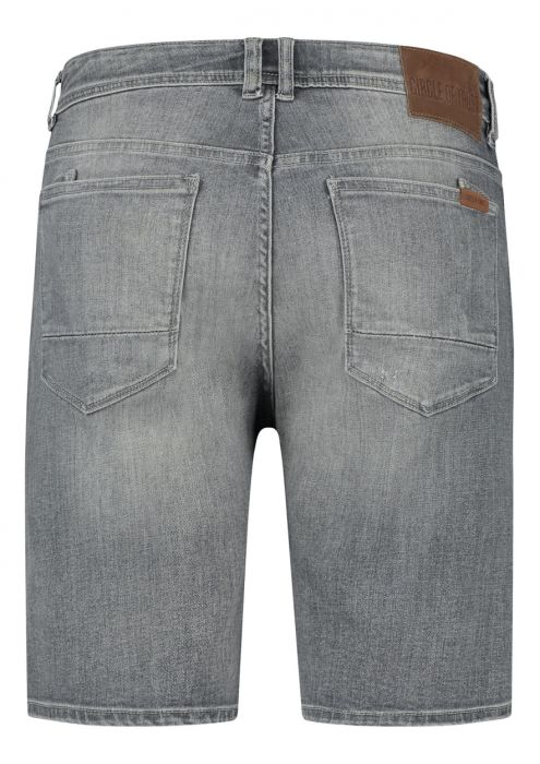 Connor Denim Short Solid Grey