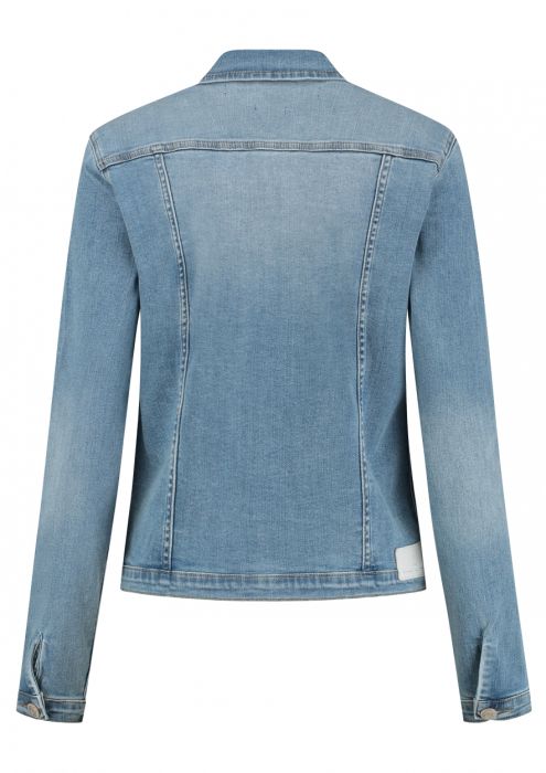 Ichi stamp top denim jacket