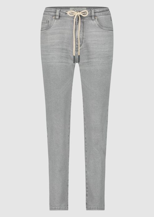 Amber Pearl Grey Wash - Mid-Rise Straight Fit