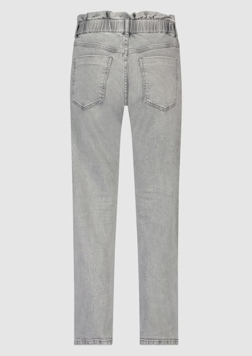 Ruby Pearl Grey Wash - High-Rise Baggy Fit