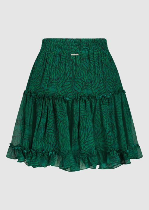 Rocky Skirt Emerald Leaves