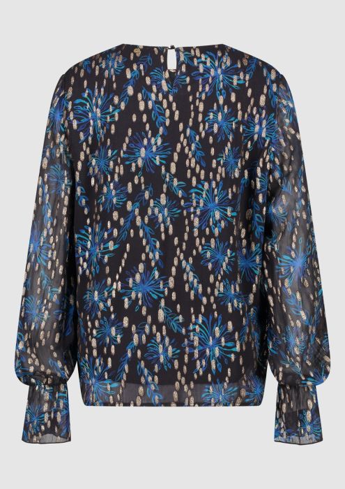 Fay Blouse Blue Flowers