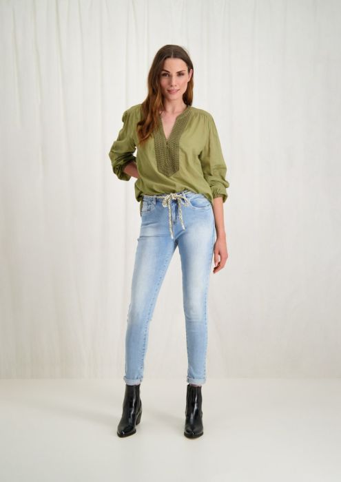 Donna Blouse Olive Green