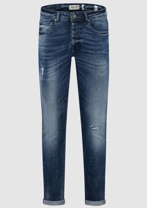 Jagger Abstract Blue - Mid Rise Slim-Fit