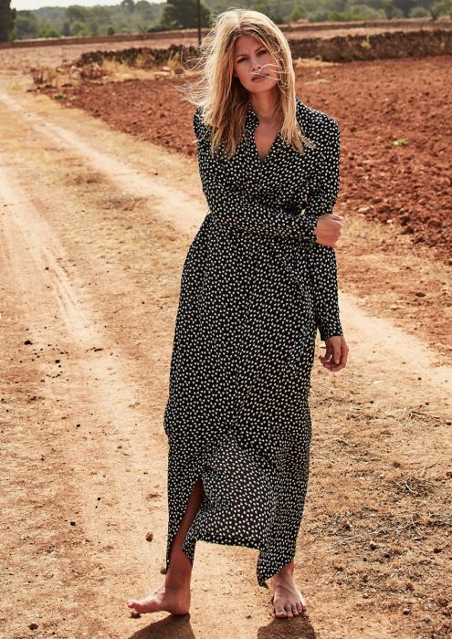 Lianne Maxi Jurk met Clover Print