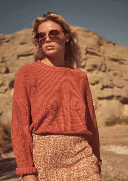 Milly Knit Burnt Rust