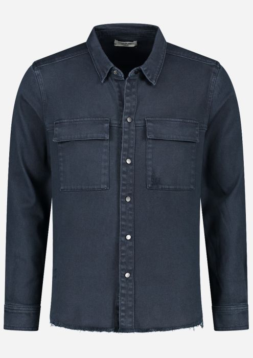 Thom Shirt Blue Graphite