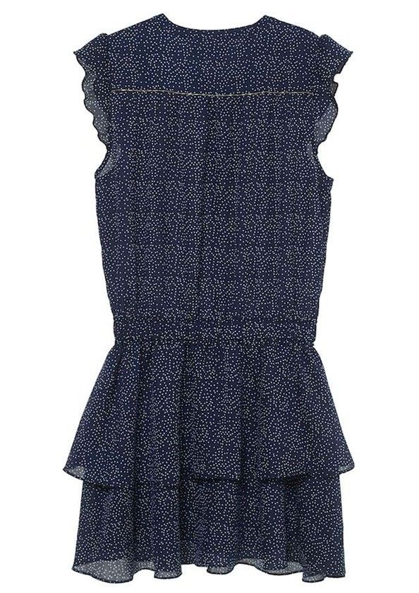 Gaby Dress Dots Navy