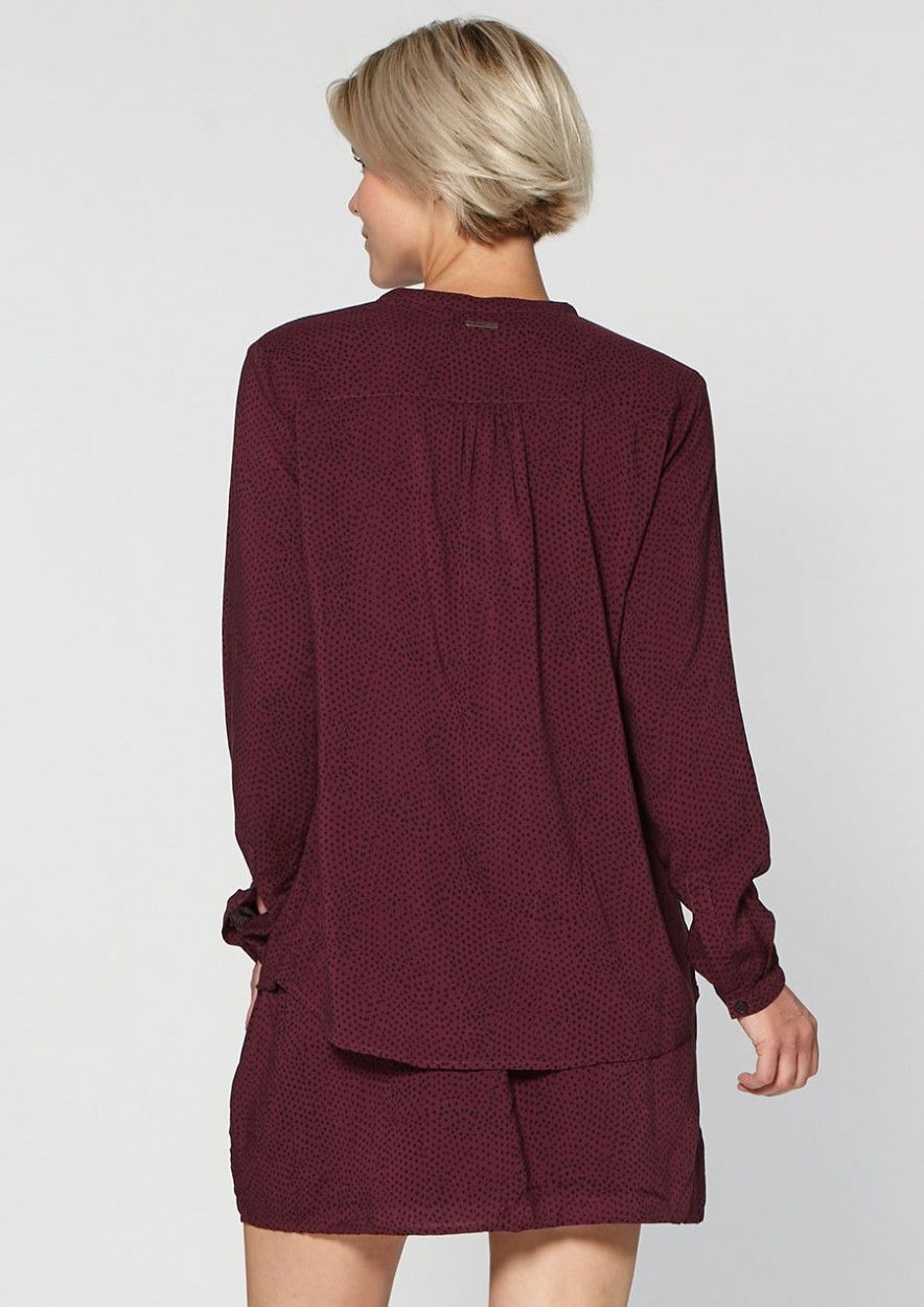 Lightweight blouse for women Palma Aubergine Circle Of Trust official webshop