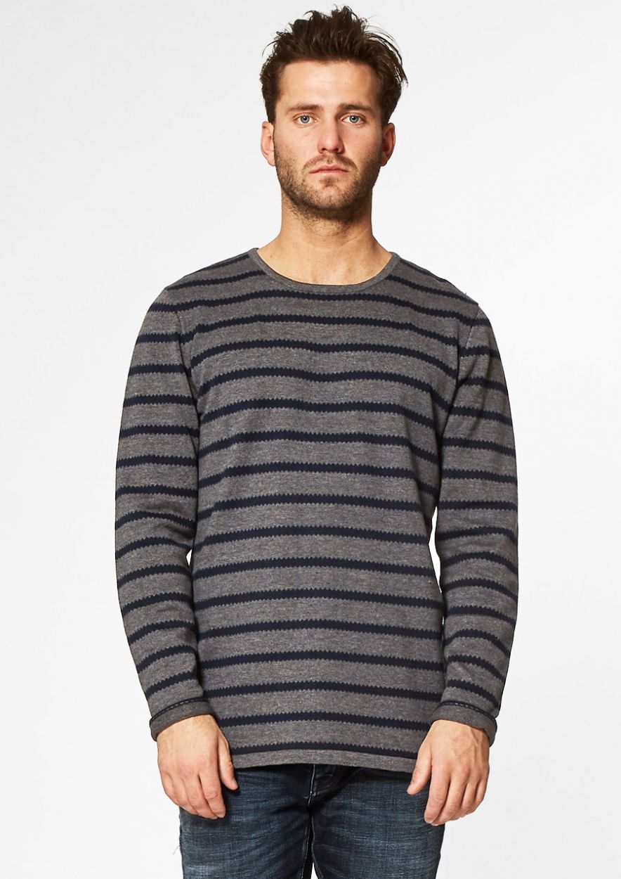 Cesar Longsleeve Charcoal Melange