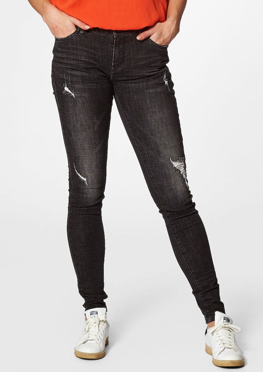 plakboek spuiten halfrond Poppy vintage zwarte skinny jeans voor dames | Circle Of Trust official  webshop