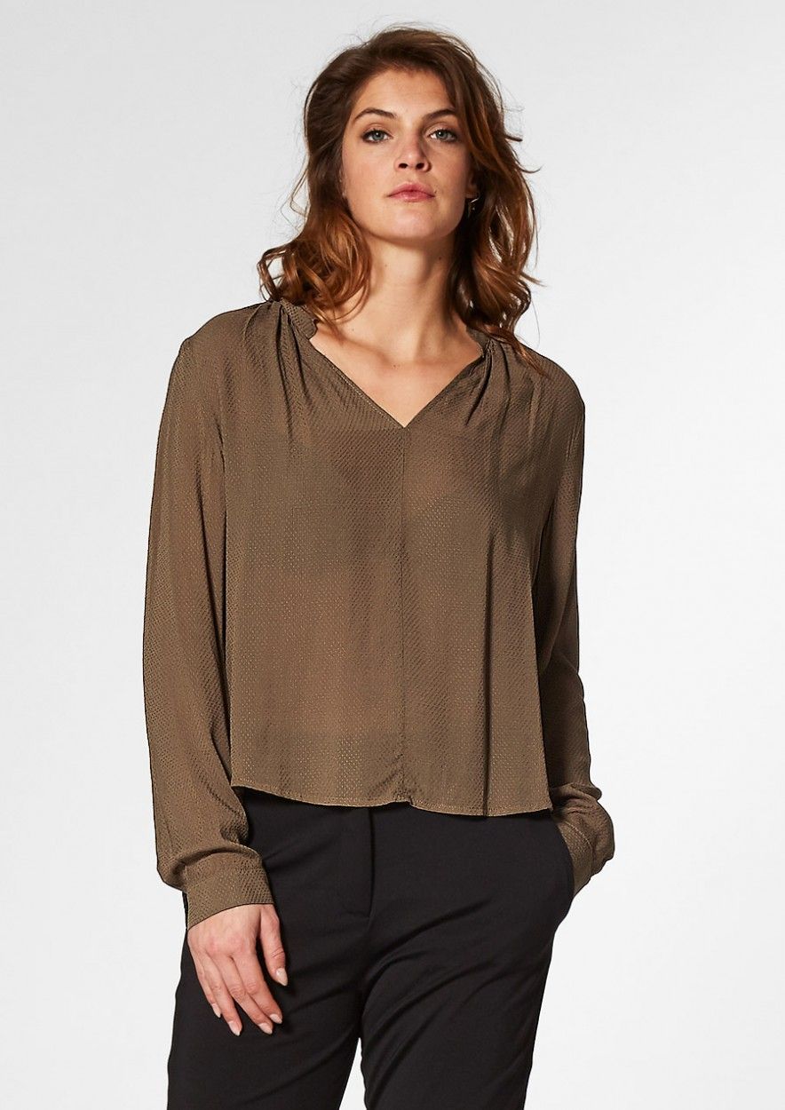 Ira Blouse Raw Umber