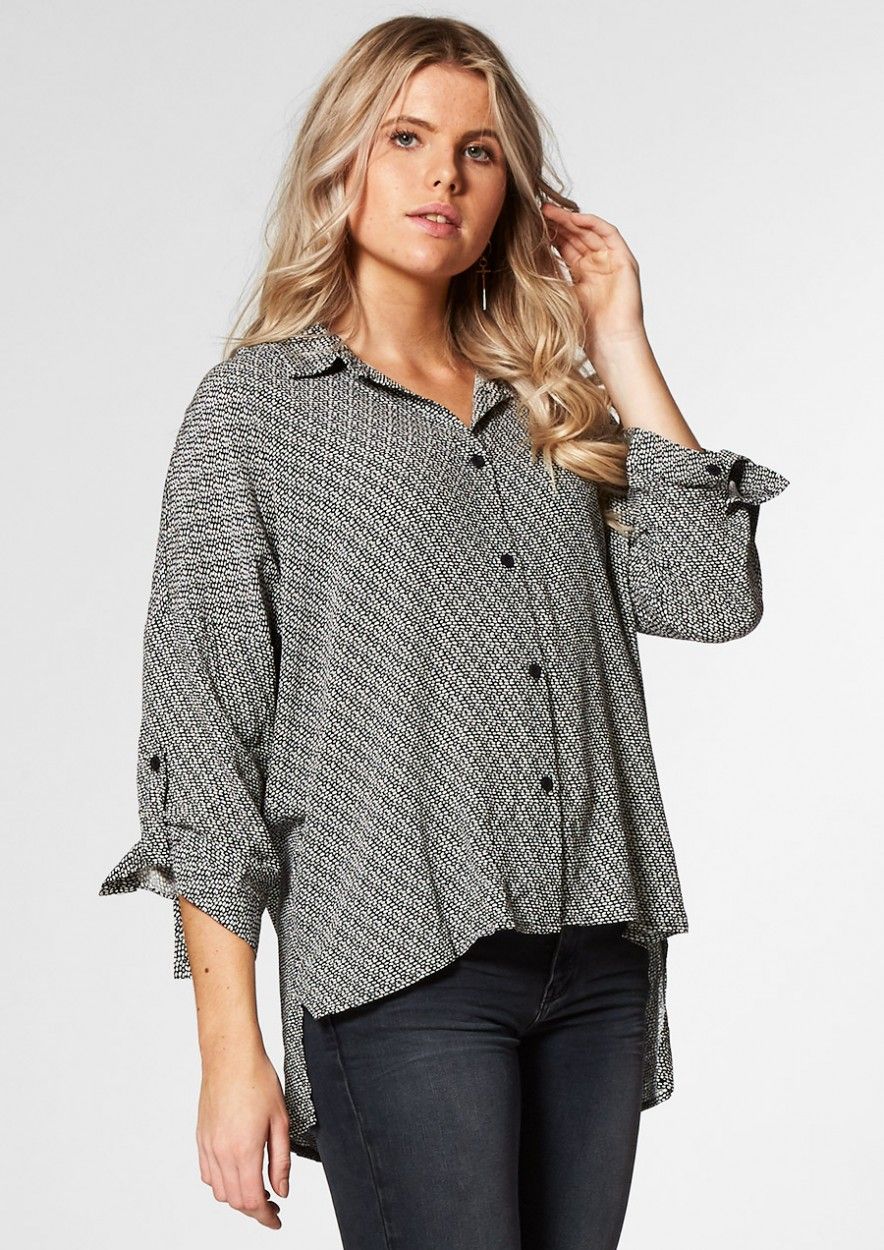 Amelie Blouse Zwart/Wit