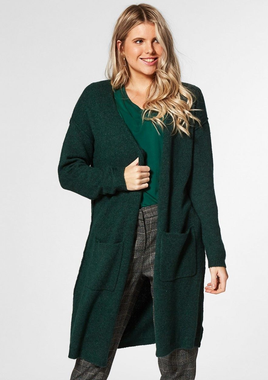 NOWY Cardigan Emerald Green