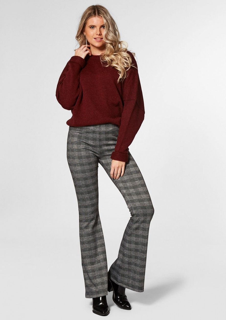 Aliz donkerrode gebreide trui voor dames Circle Of Trust official webshop