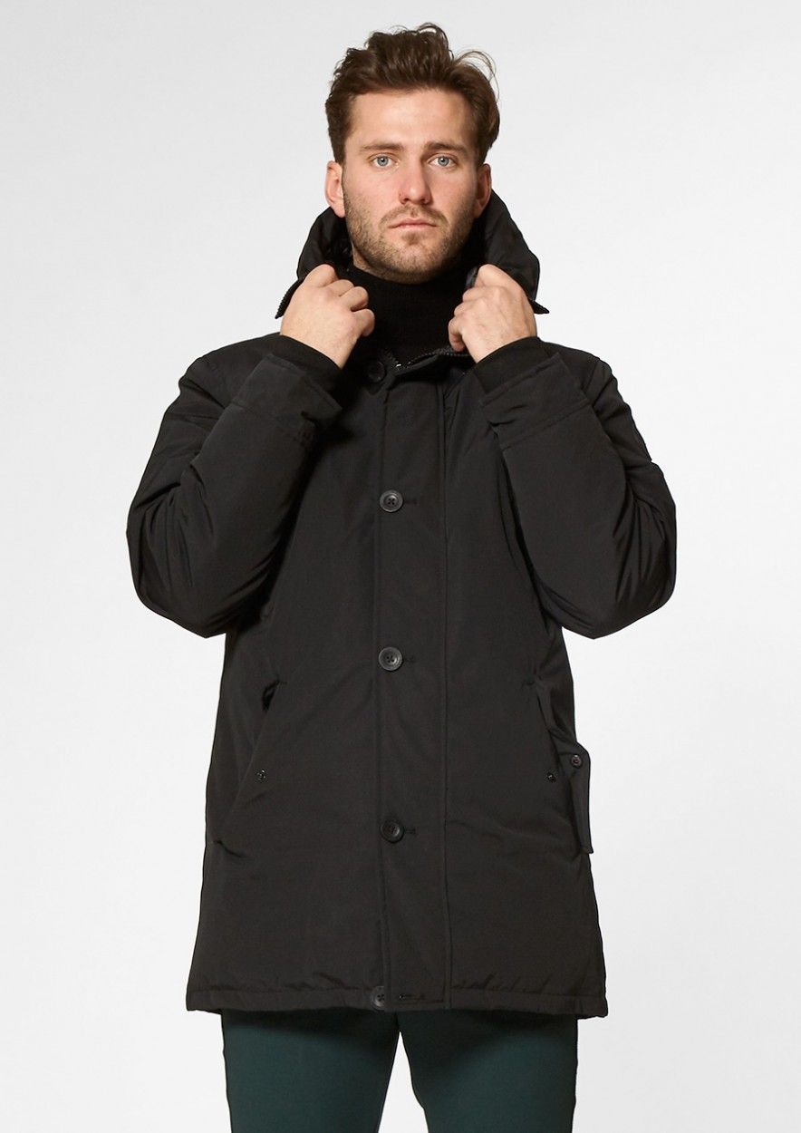Vancouver black padded parka for Circle Of official webshop