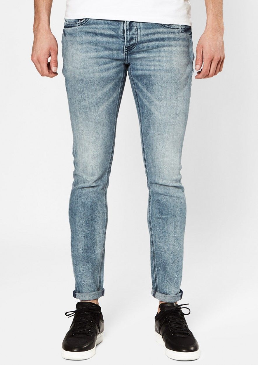 Jagger Bracing Blue - Mid Rise Slim-Fit