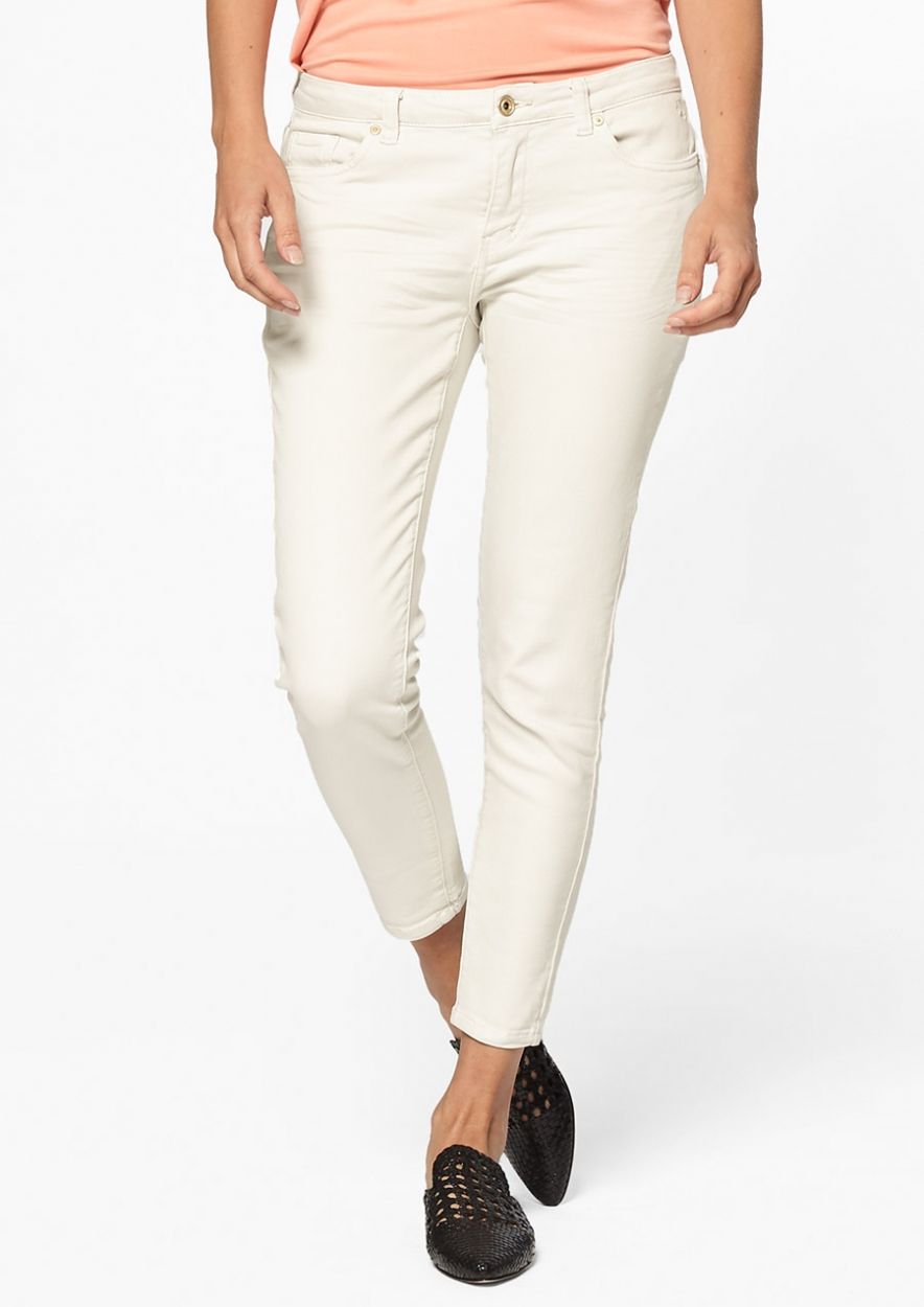 Poppy Cropped Off White - Skinny Fit