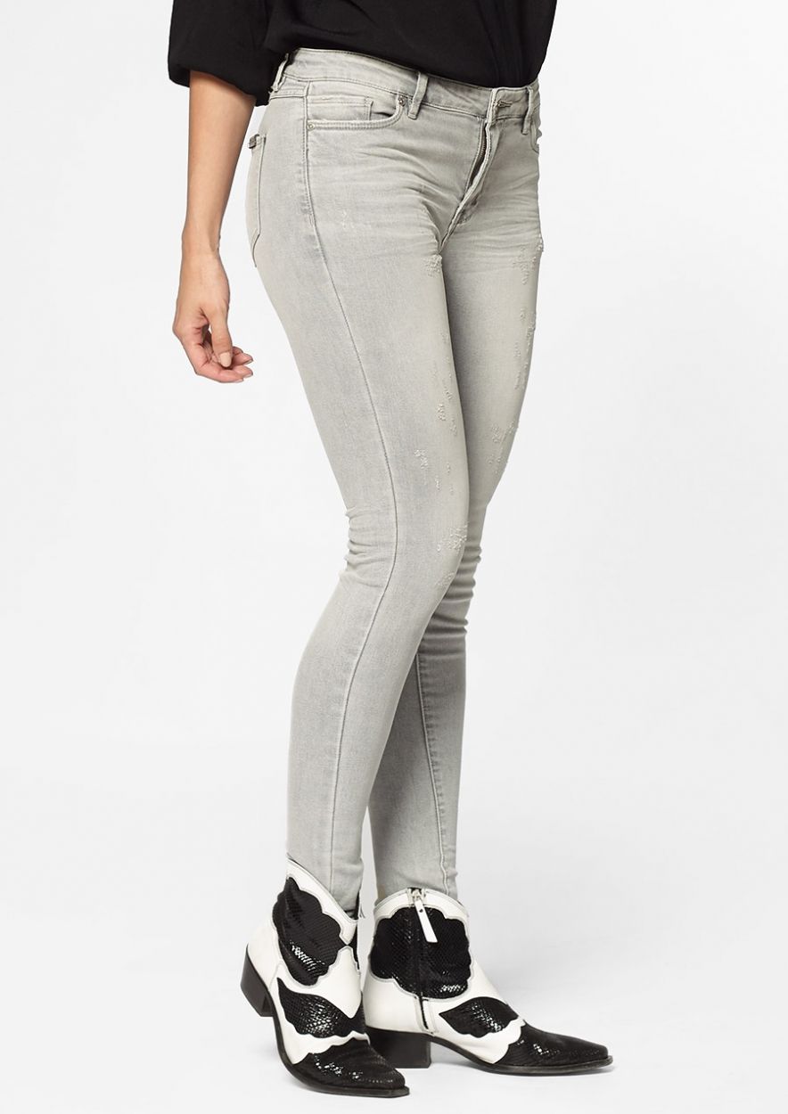 Basil Concrete Grey - Skinny Fit