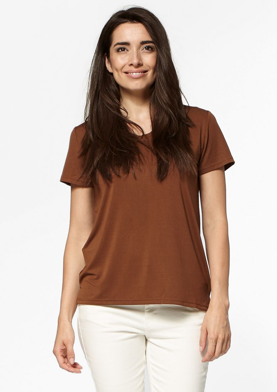 Monica T-Shirt Bruin