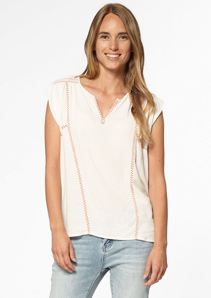 Leana Top Off White