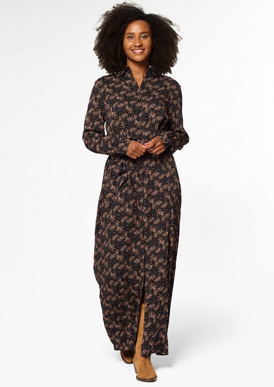 Zwarte hotsell maxi dress