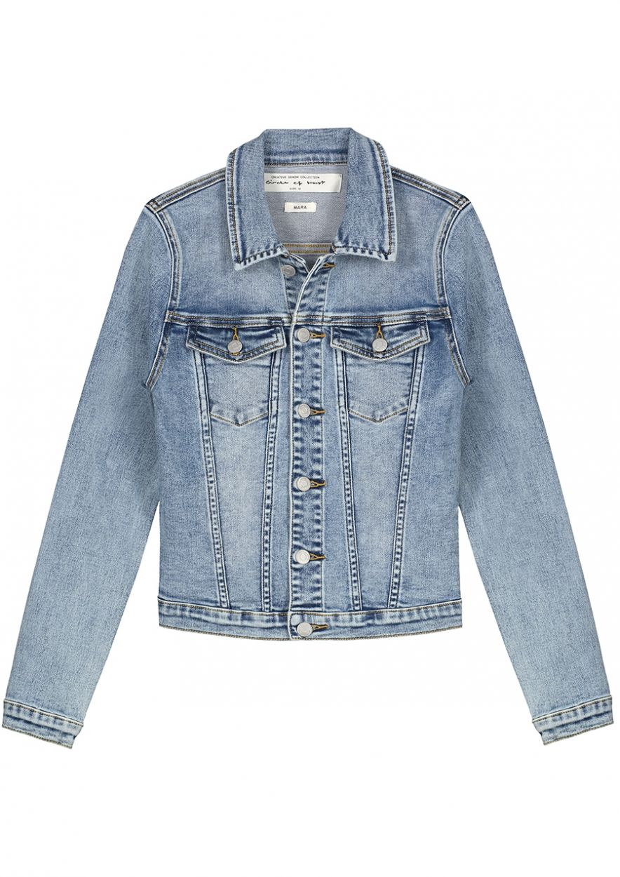 Girls Mara Denim Jack Lichtblauw