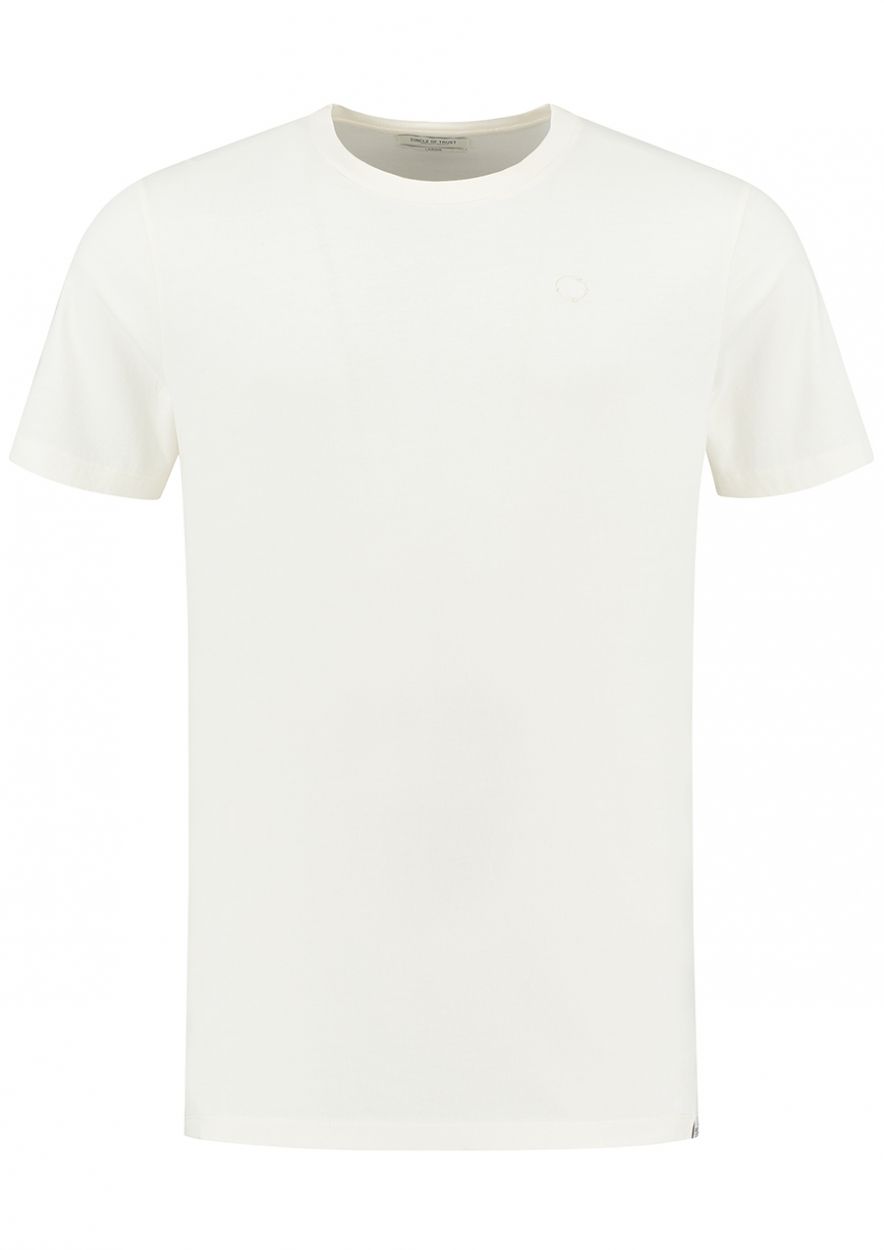 Pelle Basic T-Shirt Gebroken Wit