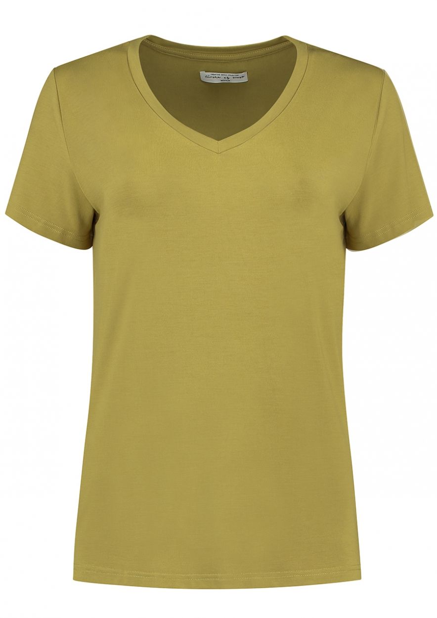 Monica Tee Bottle Green