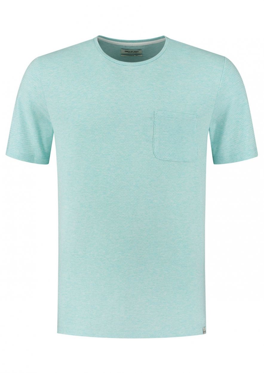 Travis Tee Bright Aqua