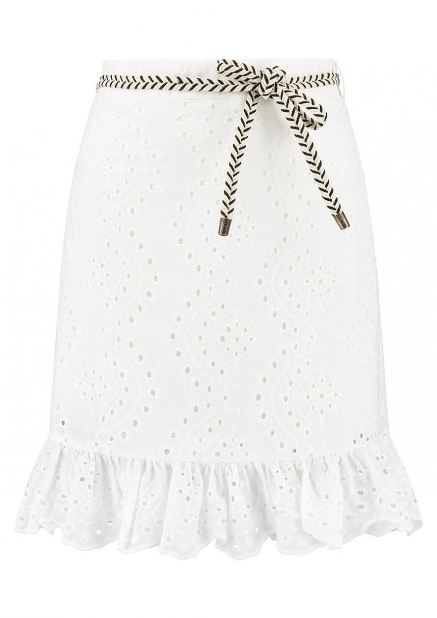 Gemma Skirt White